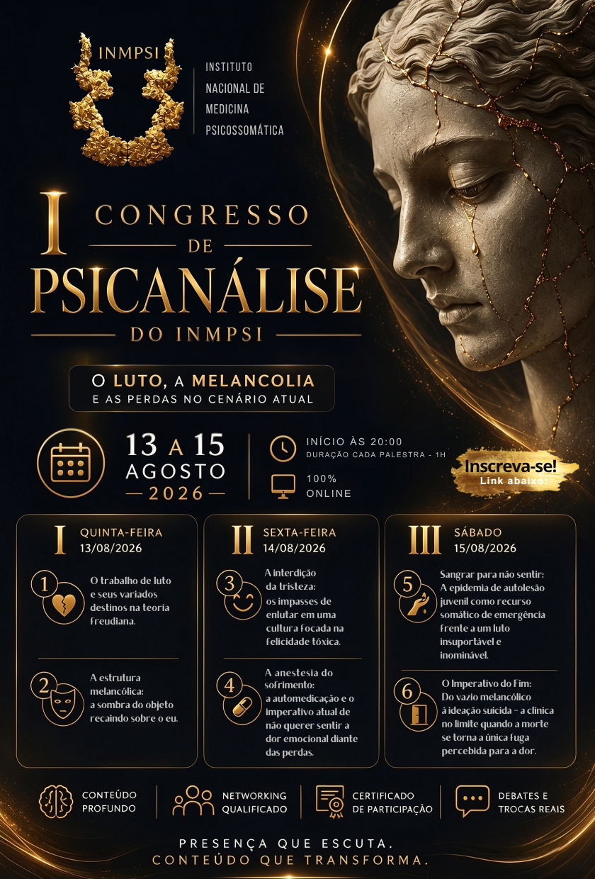 Estátua clássica representando o luto e a melancolia